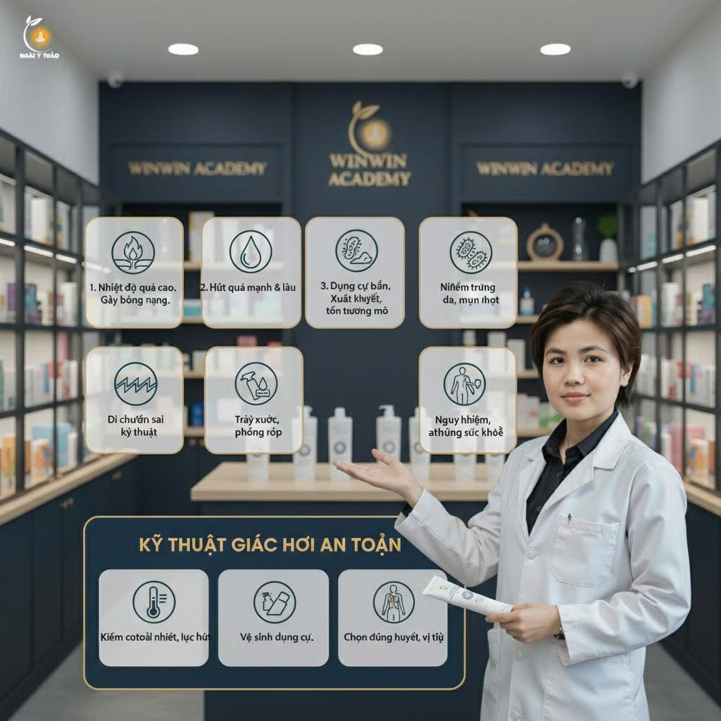 Làm sai chết người: 5 sai lầm nghiêm trọng khi giác hơi khiến da bạn bị phỏng và nổi mụn