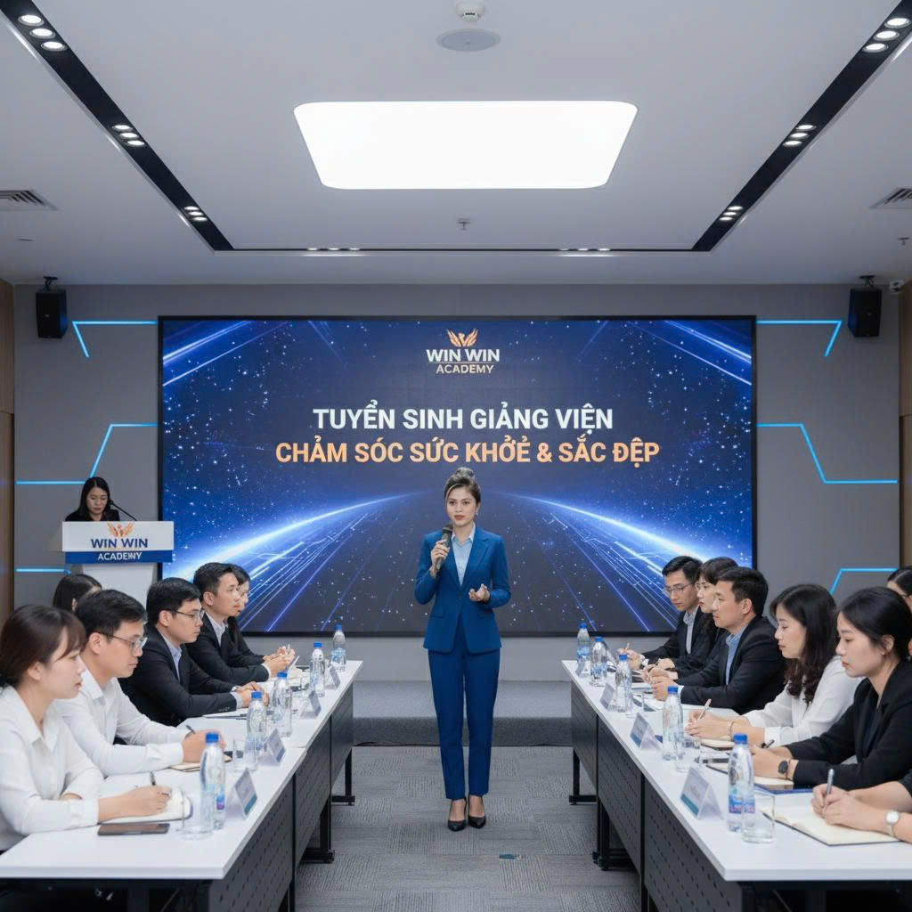 Cơ hội thăng tiến: Tuyển sinh lớp đào tạo giảng viên chăm sóc sức khỏe & sắc đẹp – thu nhập cao